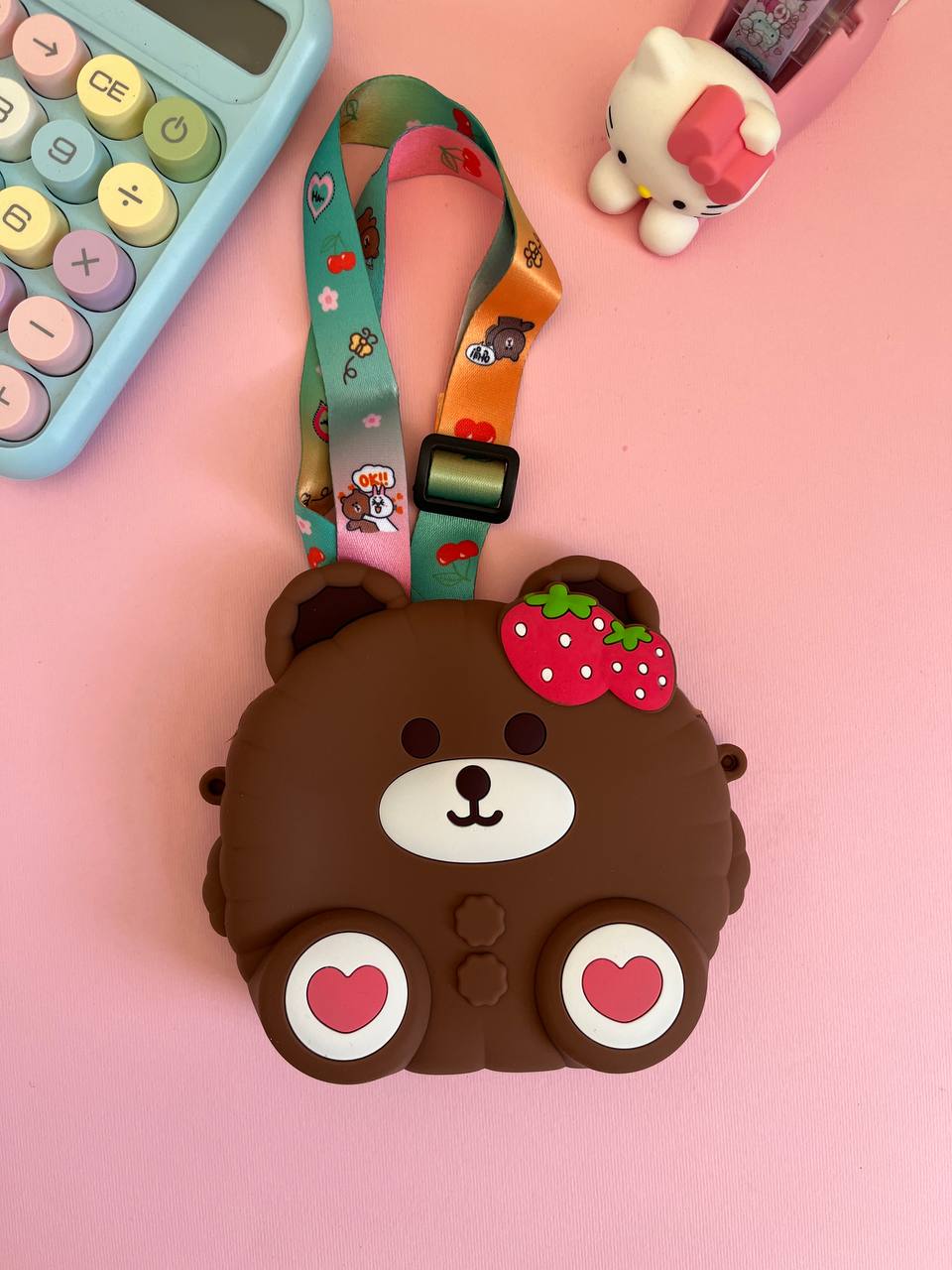 کیف سیلیکونی خرسی