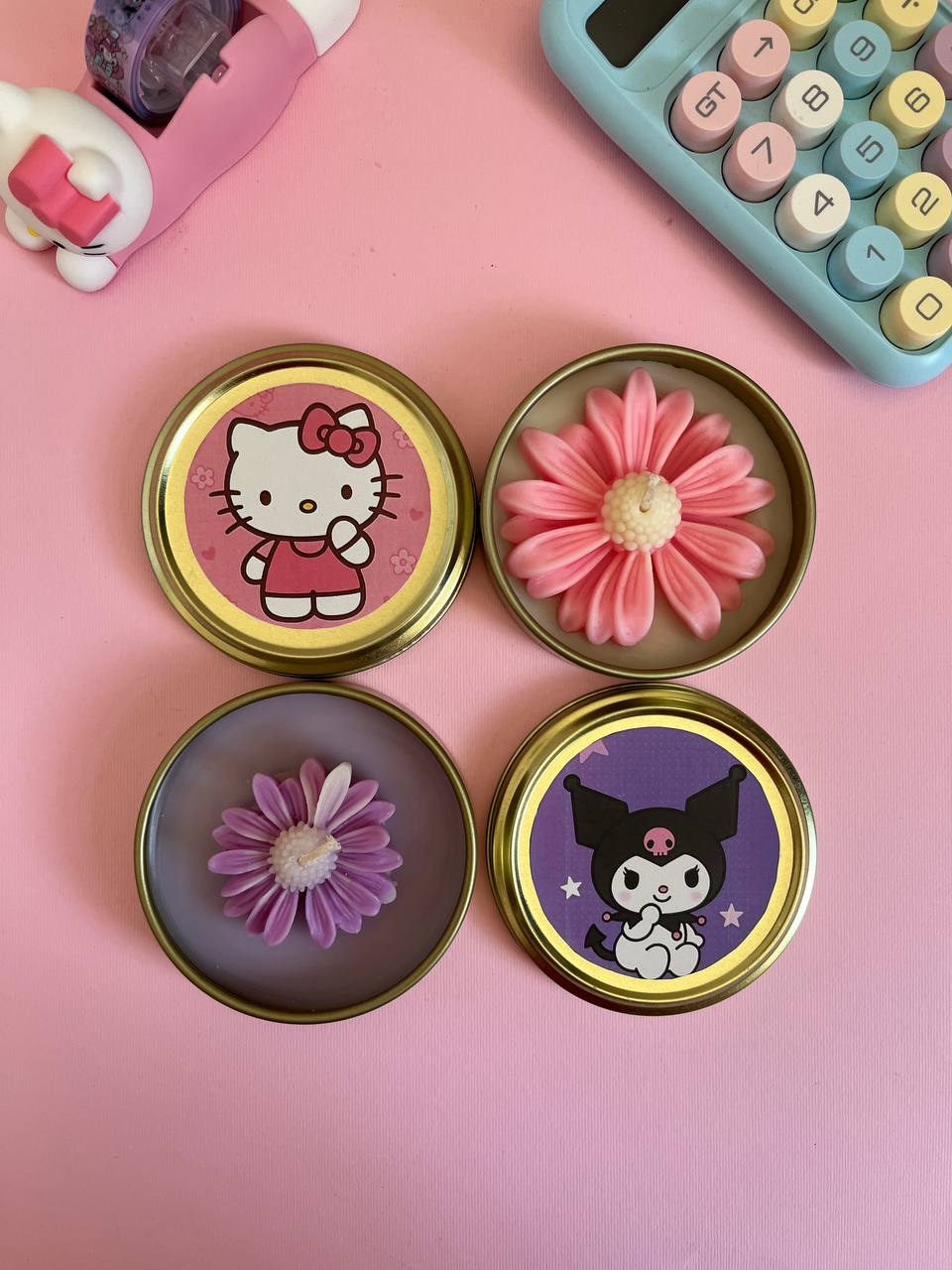 شمع قوطی کیتی | کرومی